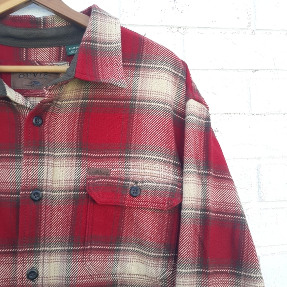 Orvis Big Bear Heavy Flannel Shacket XXL - Picture 7 of 9